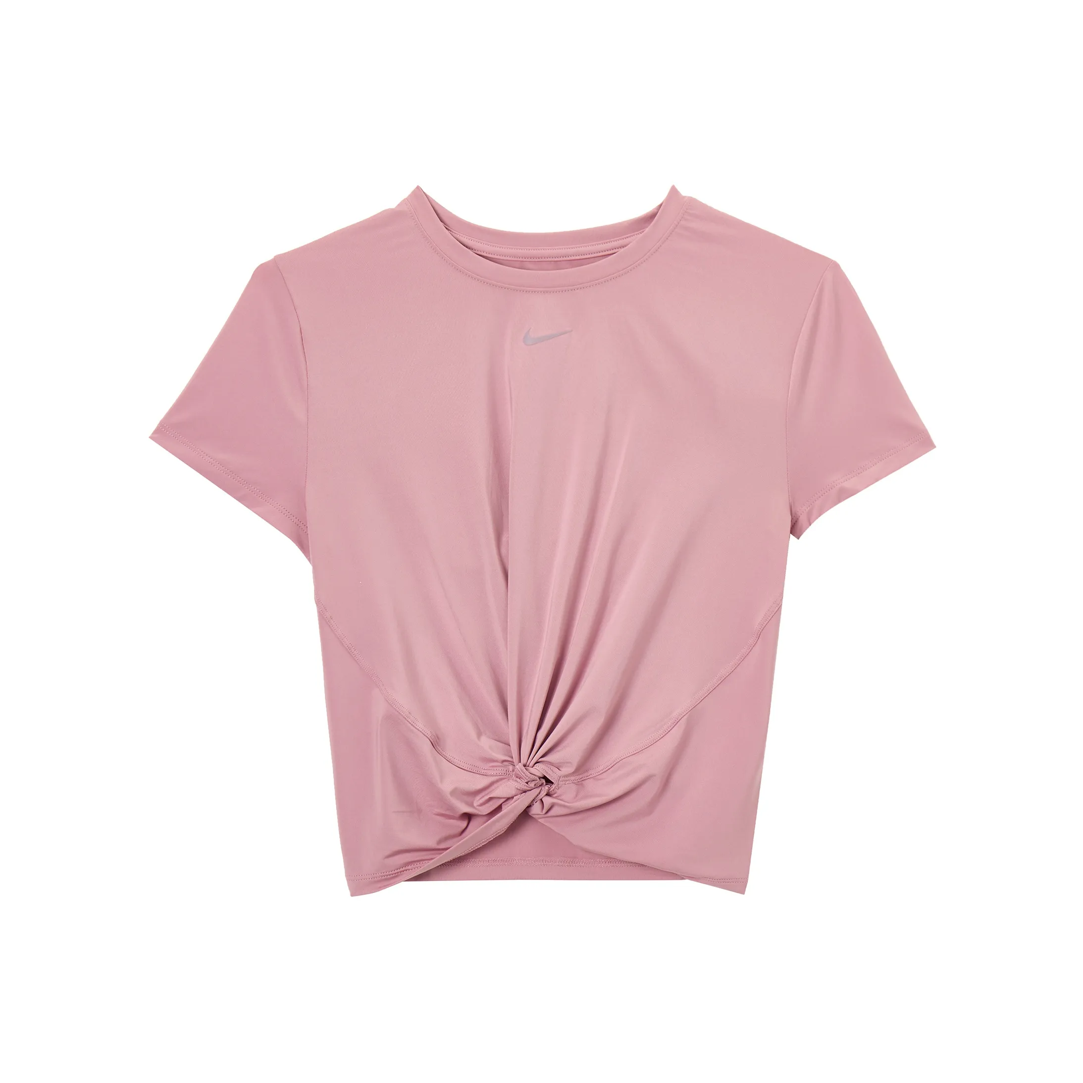 Nike Dri Fit Стандартная футболка Женская Elemental Розовый Черный