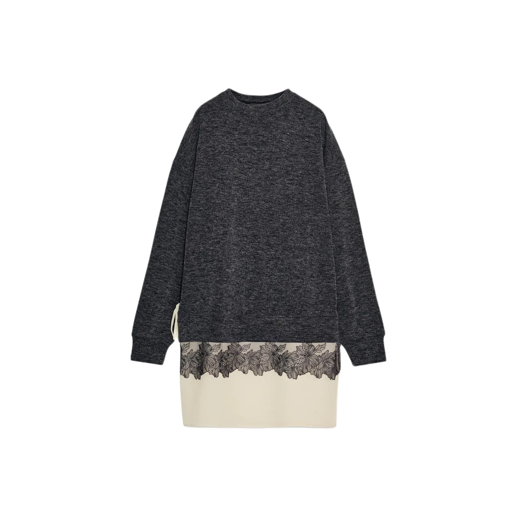 ZARA Длинное платье с длинными рукавами женское