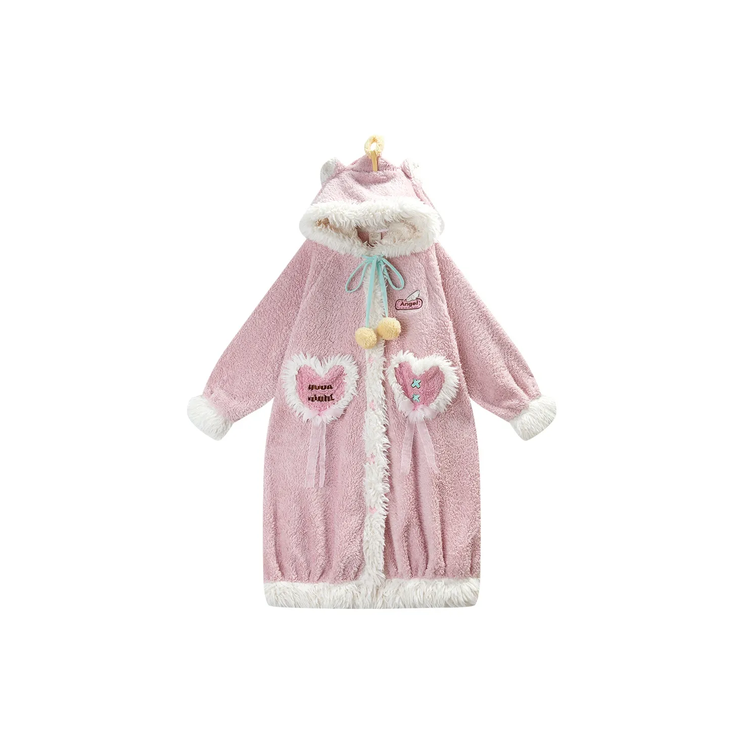 GUKOO Sleep Халат Женский Пастельно-розовый