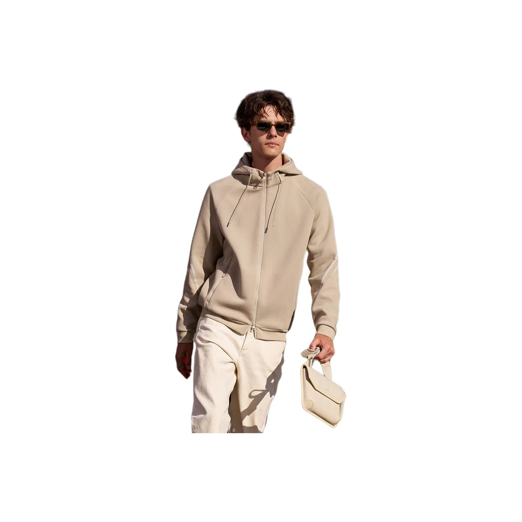 Mr.Bu Цвет морской раковины Абрикос Мужские Свитшоты