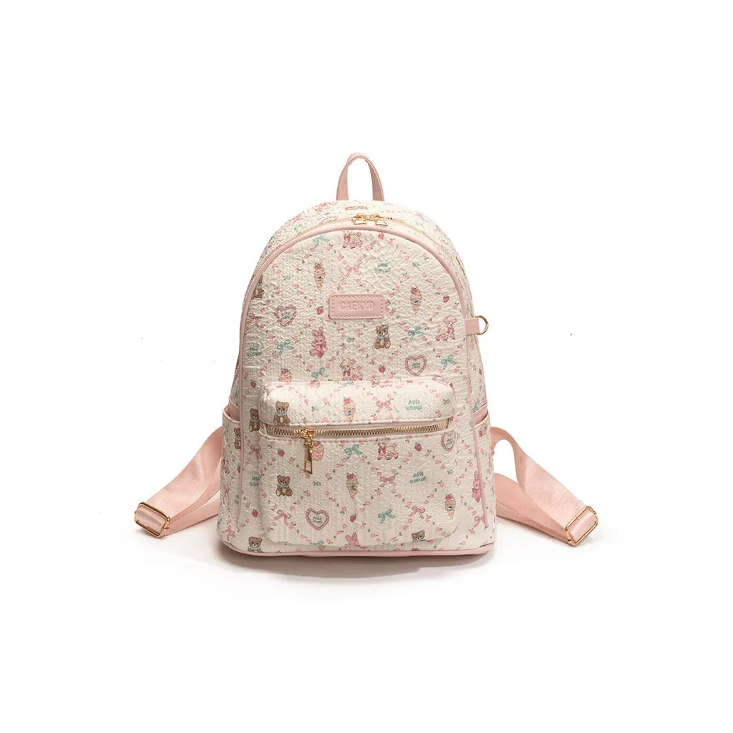 CAREELL ПУ (полиуретан) Рюкзак Большой Женский Розовый