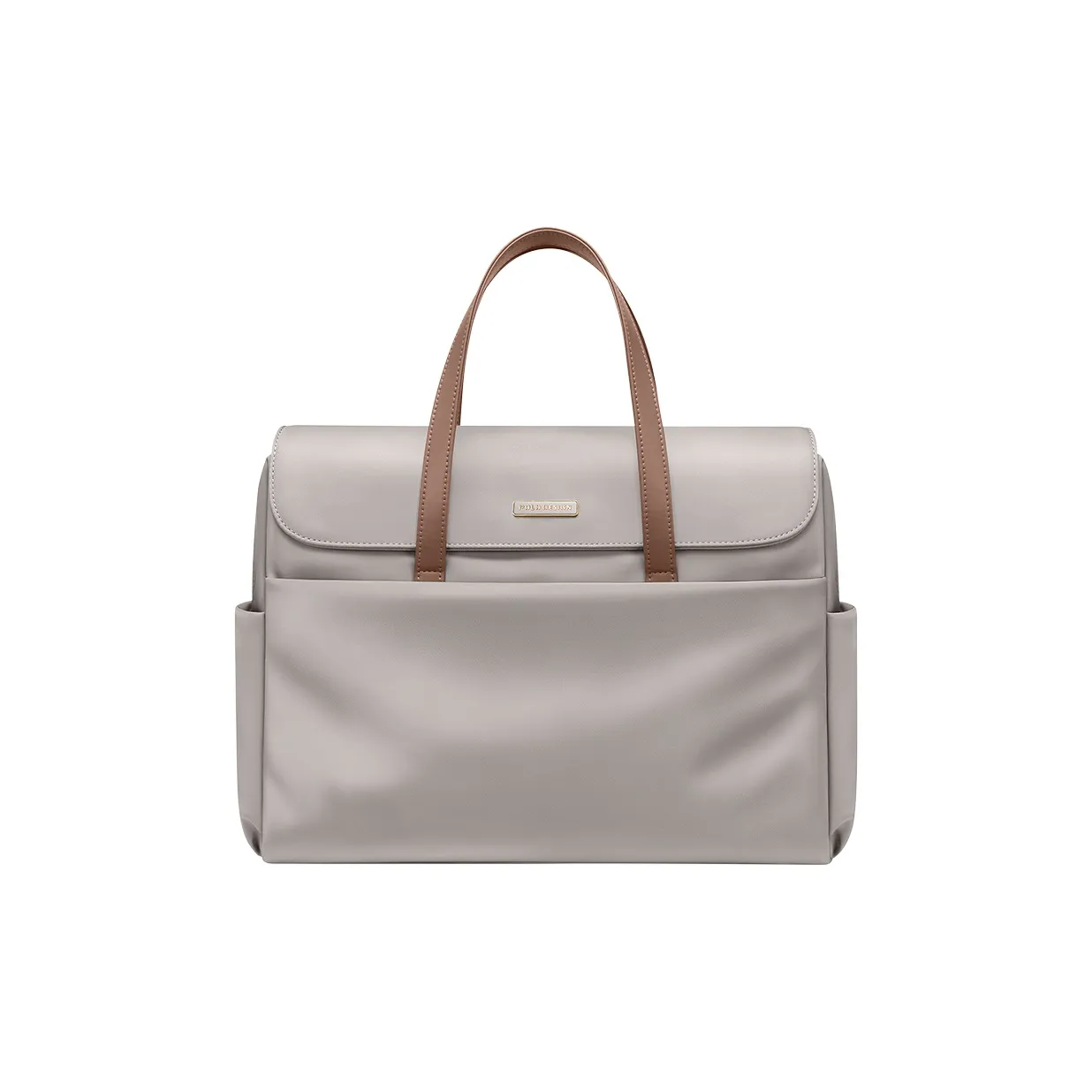 POLO Ткань Ноутбук Сумка Обычный Женский Молочно-чайный Коричневый Серый Коричневый