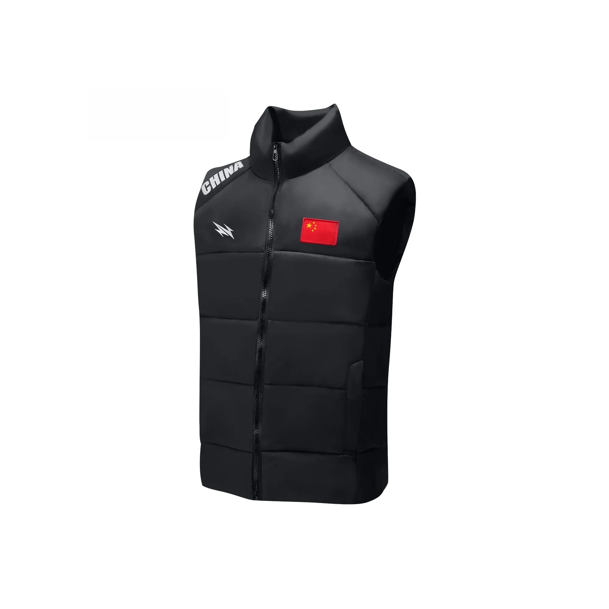 Dynamic Power Черный Вышитый Унисекс Жилеты