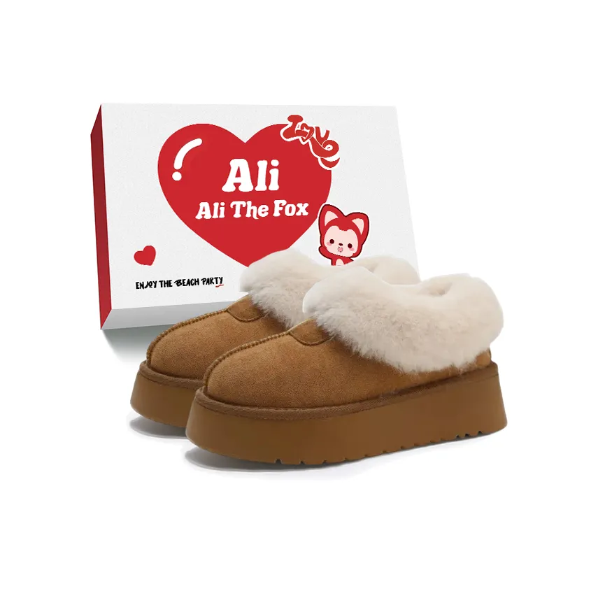 Али Тх Фокс Минималистский стиль Термический флис с подкладкой ботинки для снега длина стопы (размер длины) женские