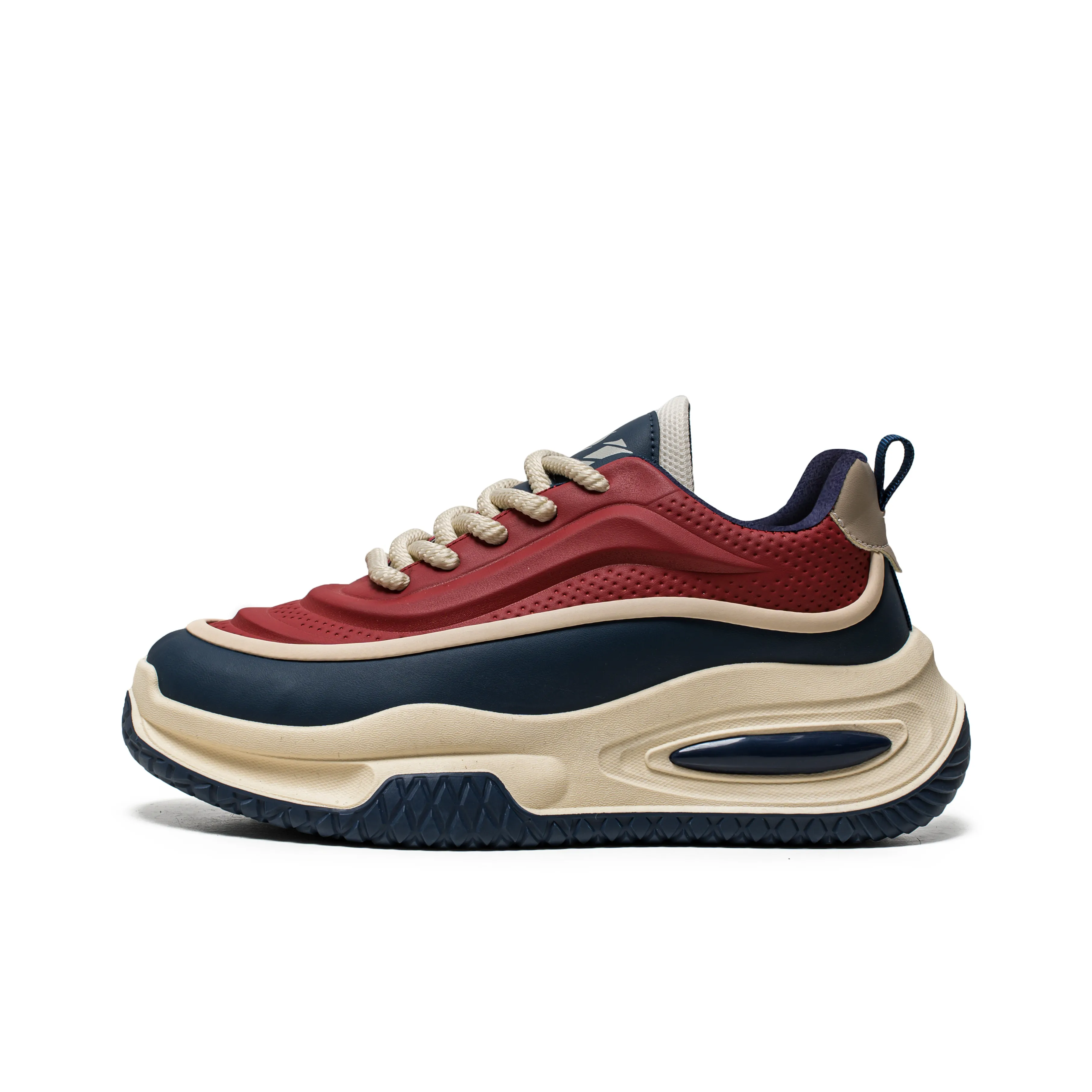 MIIOW Амортизаторы Shock Abrasion Resistant Slip Resistant Низкий Топ Толстая подошва Кроссовки Мужские