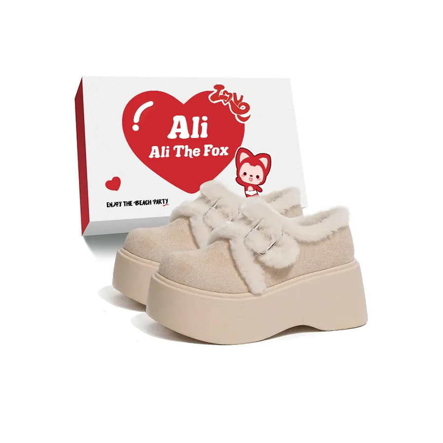 Али Тх Фокс Сладкий стиль Модный Милый Ботинки с короткой щиколоткой (длина) (размер в длину) Женские