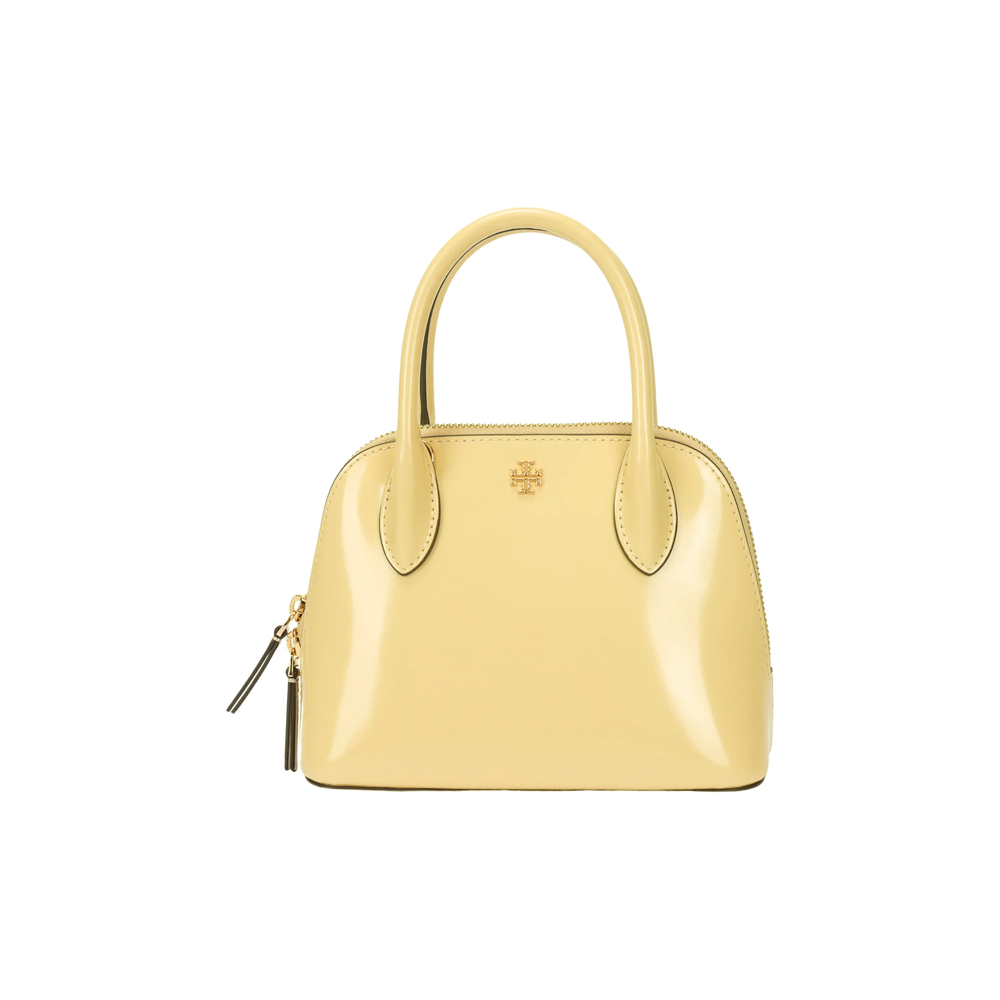 TORY BURCH Emerson Лакированная кожа Купольная сумка Женская Желтая