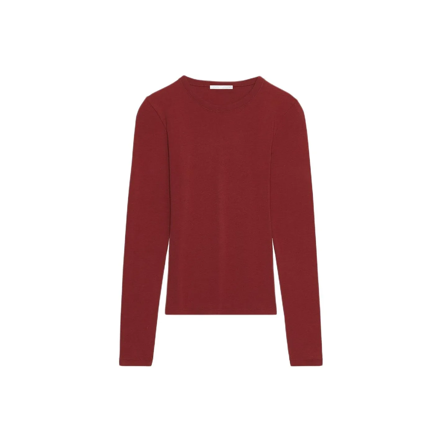 ZARA Collaboration Темно-красные Женские T-рубашки