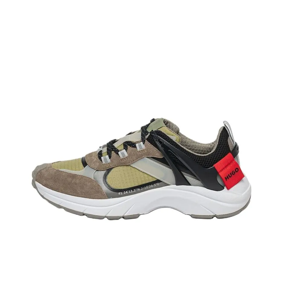 HUGO BOSS Casual Shoes Men Low Top Light Green