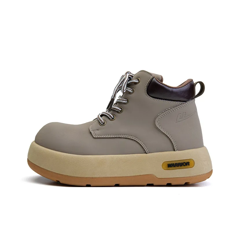 Warrior Высота Увеличивающее Покрытие Устойчивый к Износу Водонепроницаемый Короткие Снежные Ботинки Женские Серые