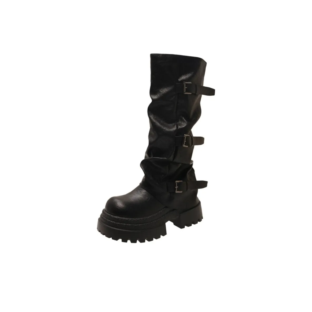 DANGLIANG Vintage Fashion Стиль Модный Дизайн Удобный Похудение Модный Нишевый Рыцарь Ботинки Колено Высокие сапоги 6 см