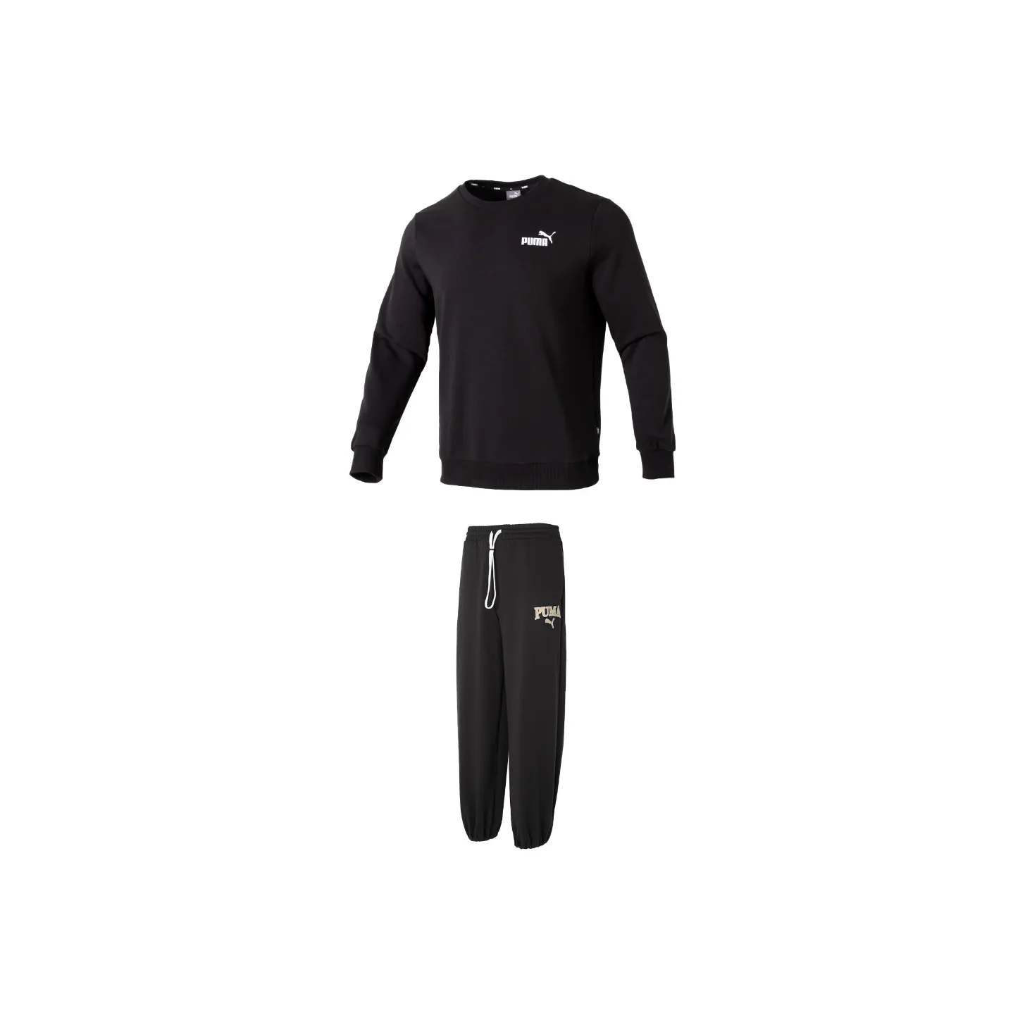 PUMA Комплект Черный Мужской Спортивный костюм с толстовкой