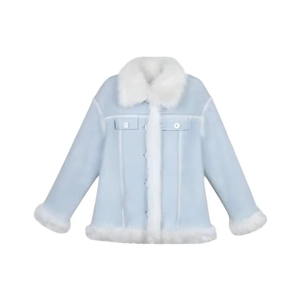 KZOON STUDIO Velvet Feel Coat Women's