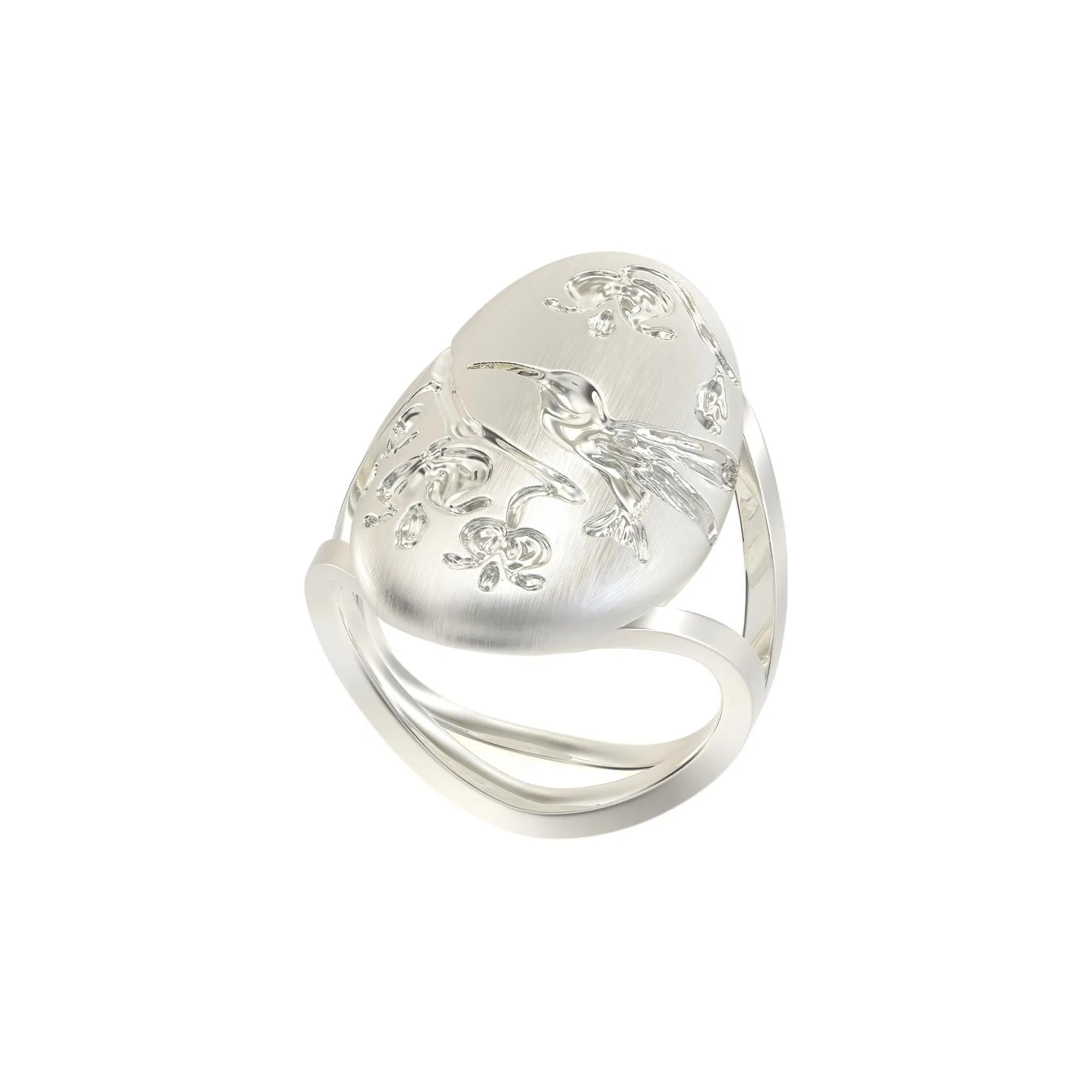 Mouhooland 925 стерлинговое серебро кольца с покрытием из белого золота унисекс