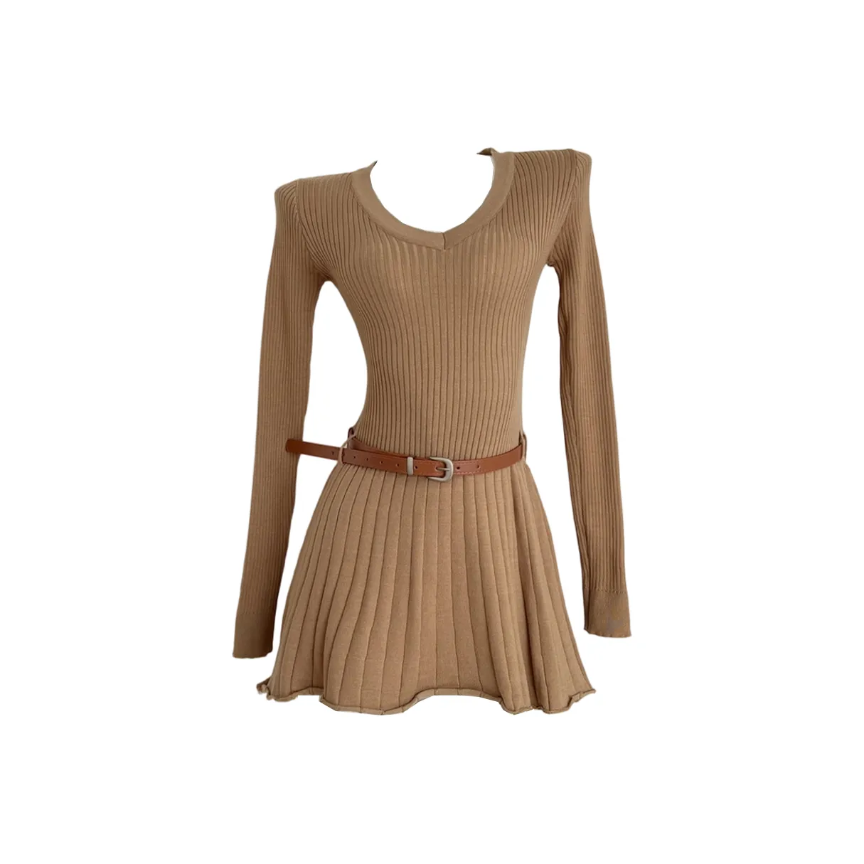 GRAYISMOON Длинное платье с длинными рукавами женское