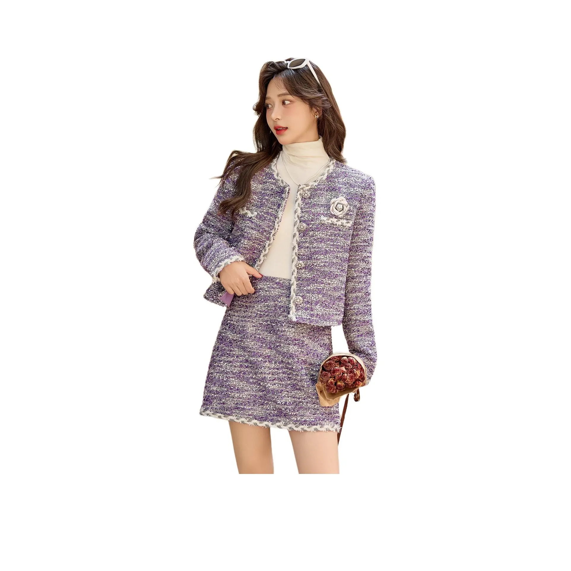 Kangaroo Фиолетовый Женские Комплекты с Юбкой