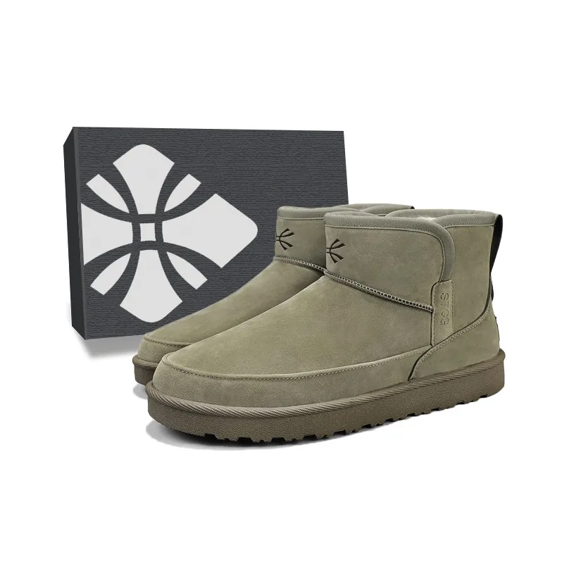 ЮЙЧЖАОЛИНЬ Термический Амортизация Увеличение Высоты Устойчивость к Износу Противоскользящие Высокие Снеботуфли Мужские