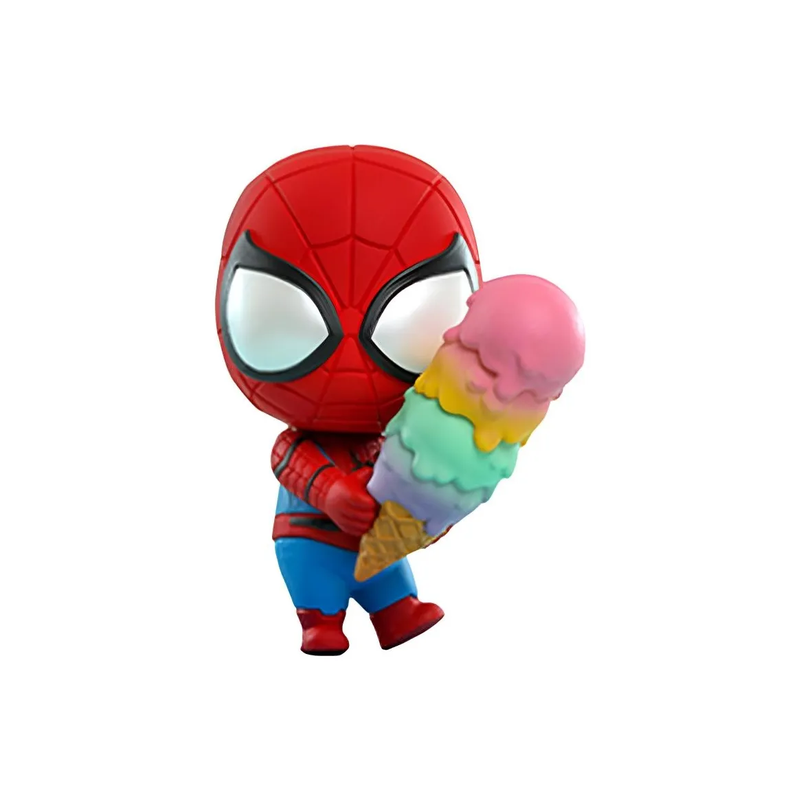 Hot Toys COSBY Collection Spider Man Нет места для езды Spider Man Фигурки в стиле Chibi Ice Cream