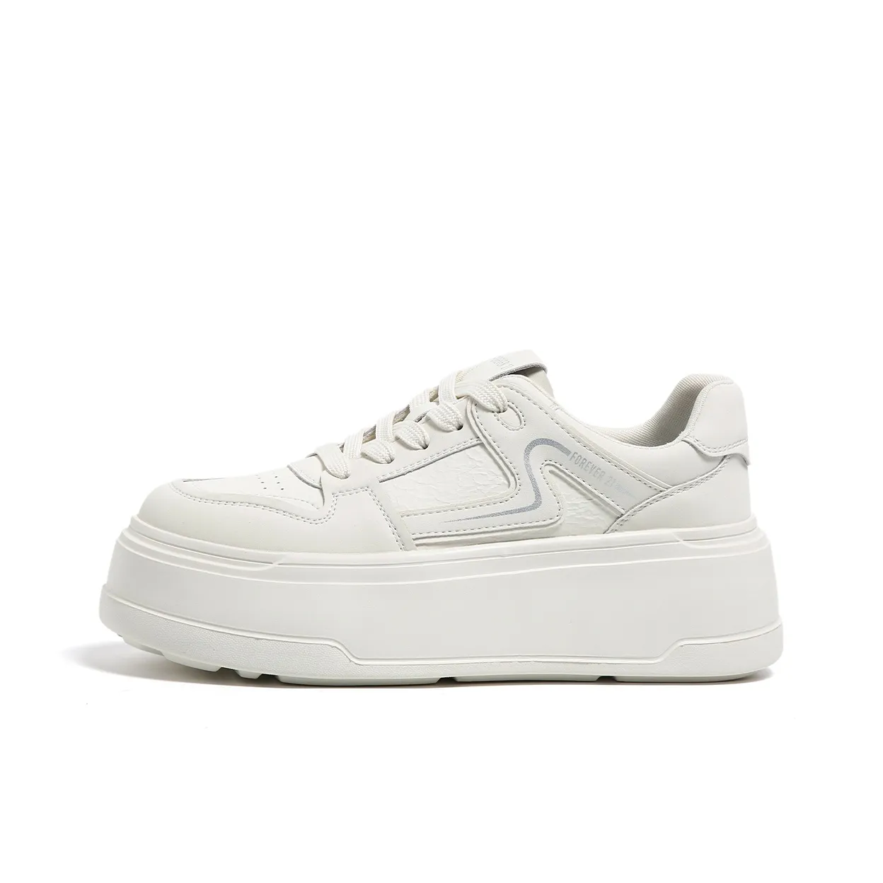 FOREVER 21 Низкие кроссовки для скейтбординга белые женские