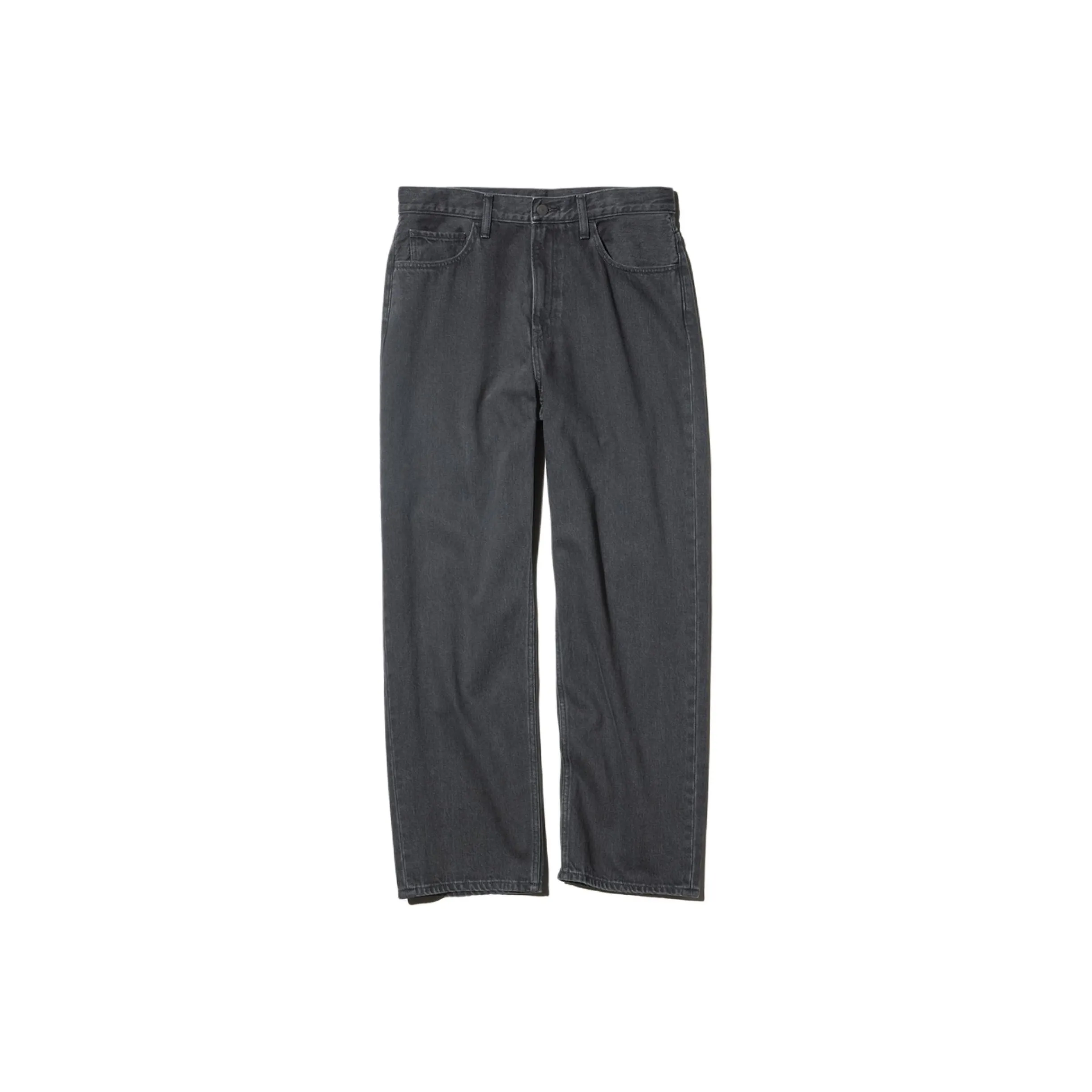 UNIQLO Темно-серые унисекс джинсы