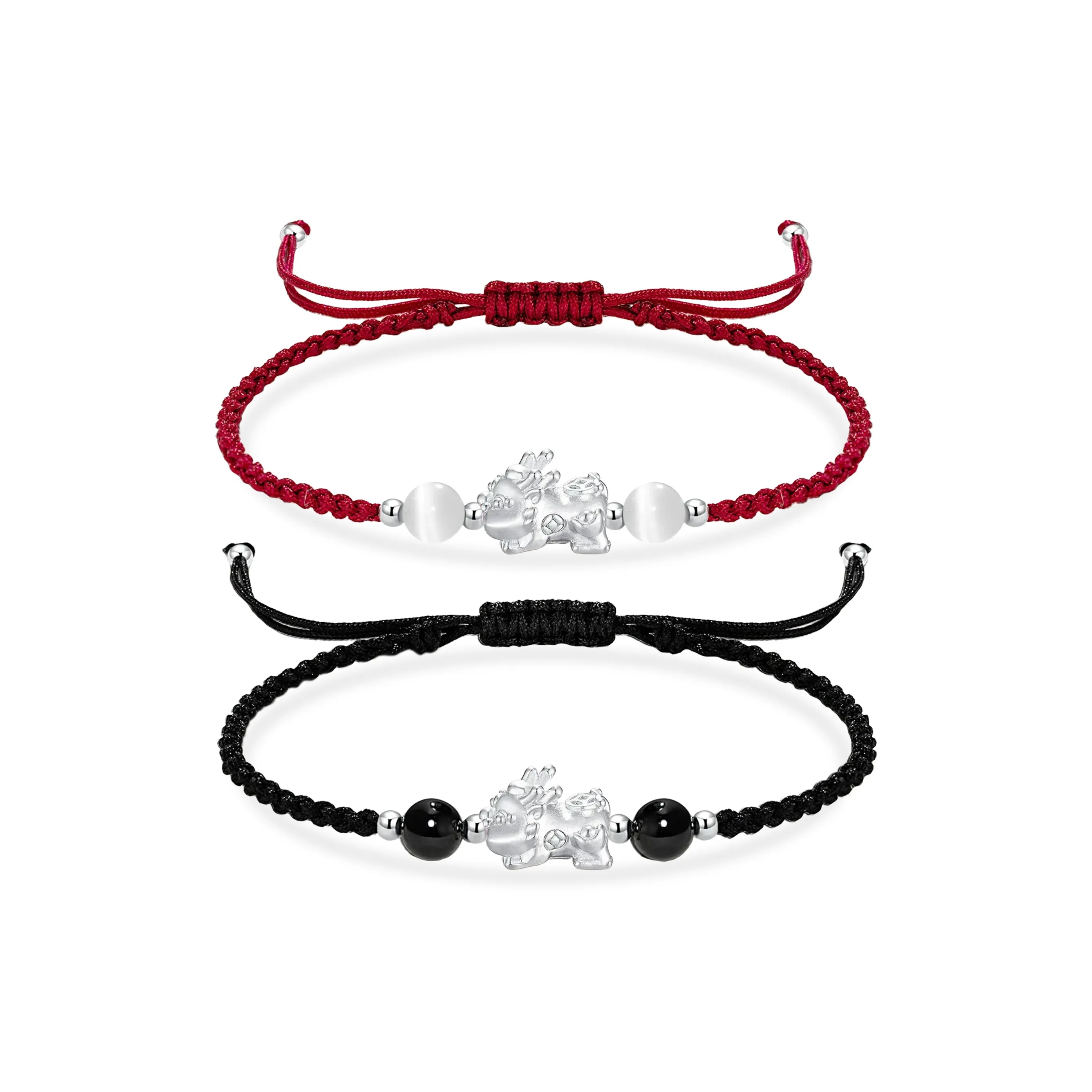 MISS TOOYA S999 Fine Серебряный Браслет с шнурками Унисекс