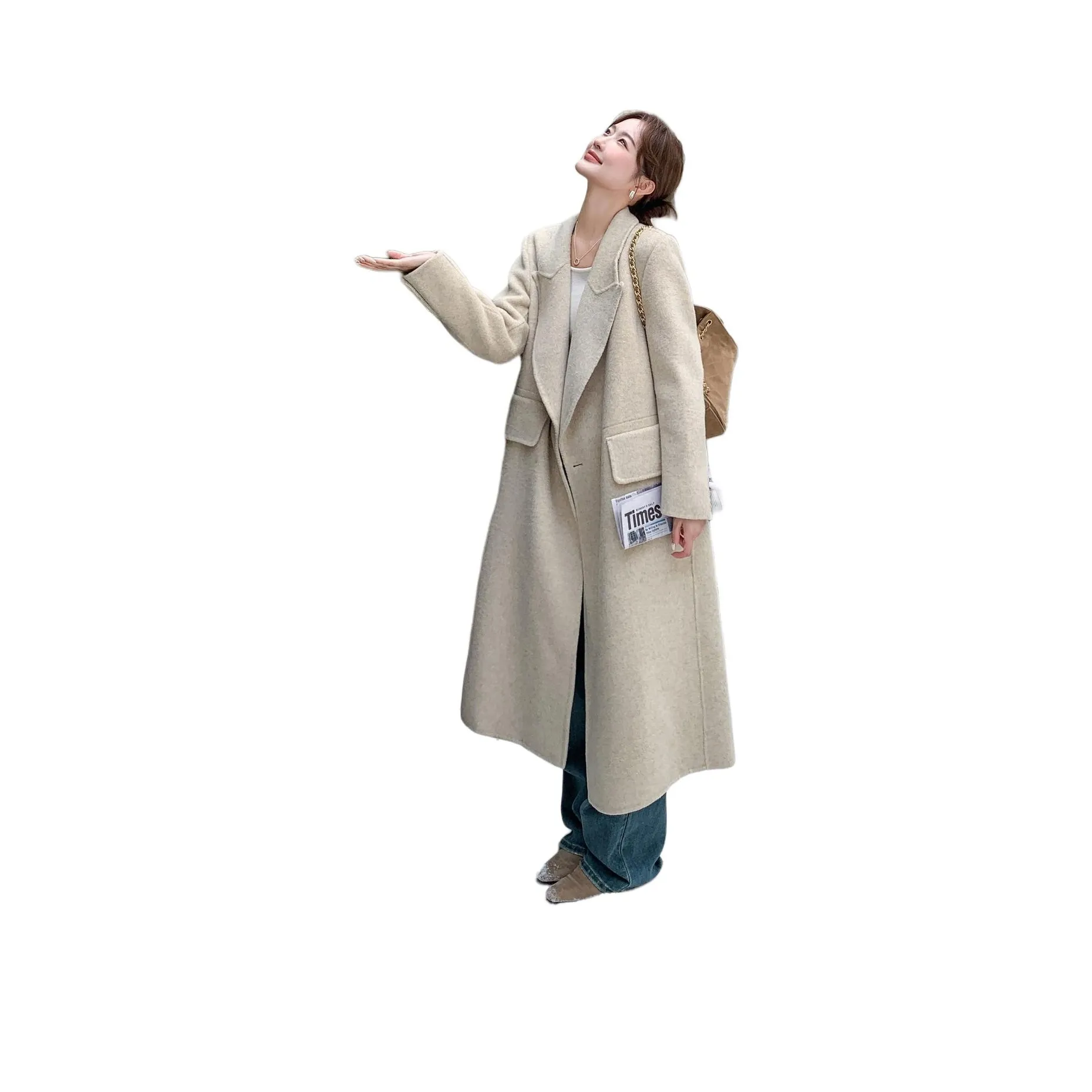 MEXICAN Бежевый Женский Пальто