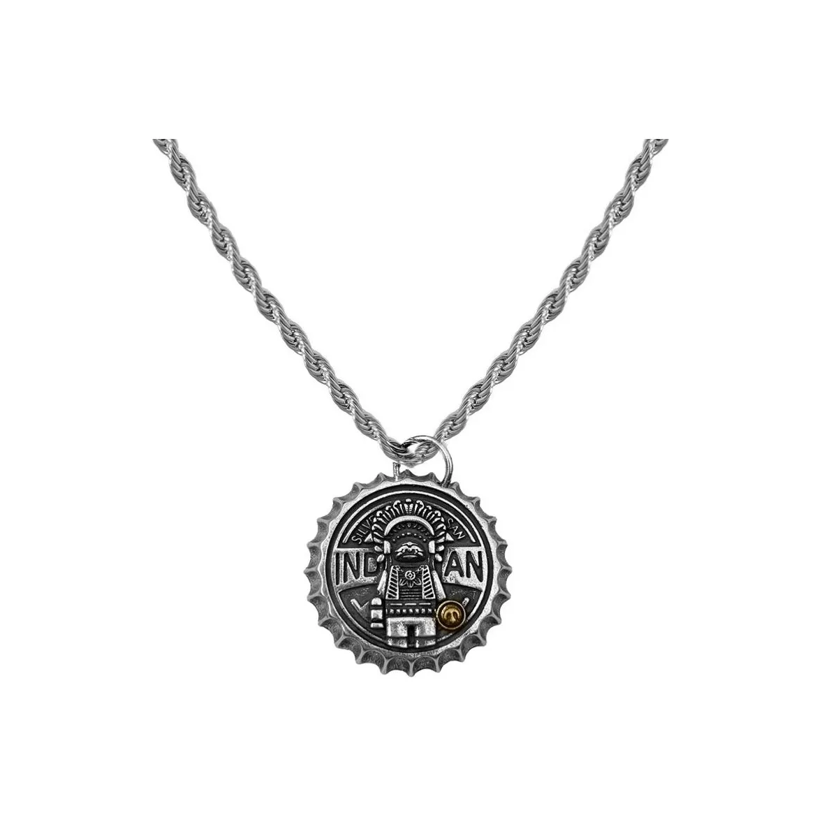 NIGHT Rider DRIGINAL Титановая сталь Ожерелье Мужское