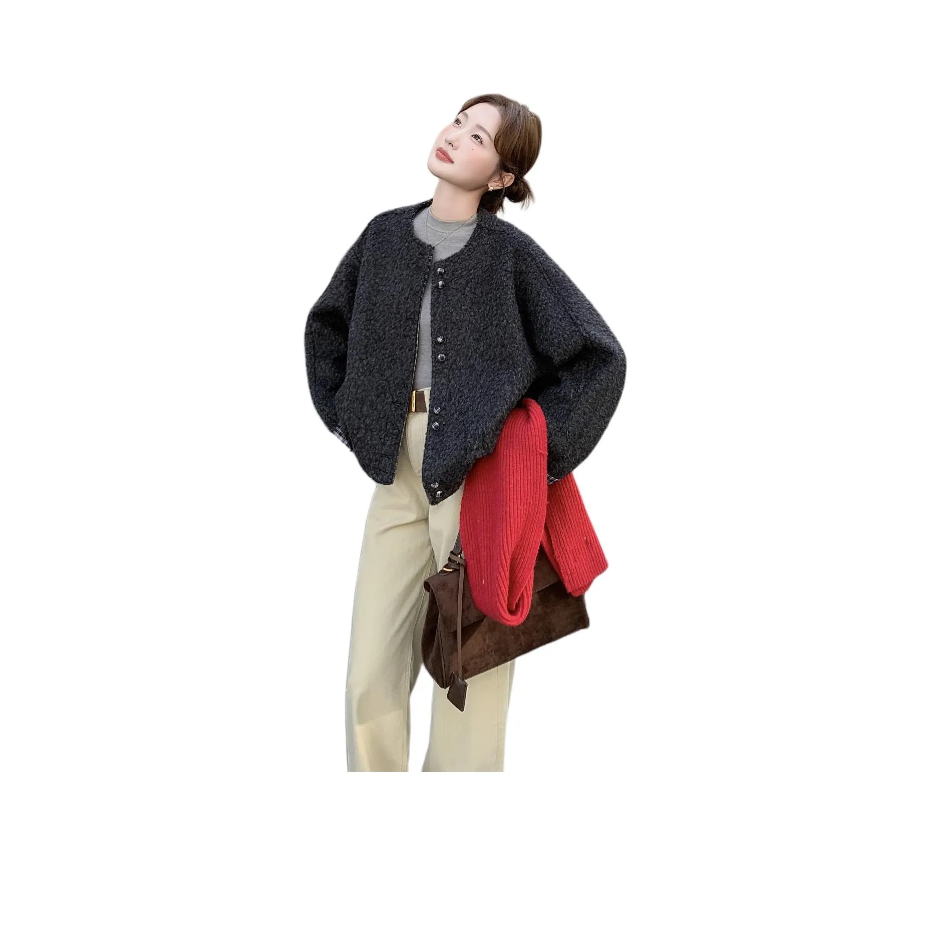 MEXICAN Бархат Feel Пальто Женское