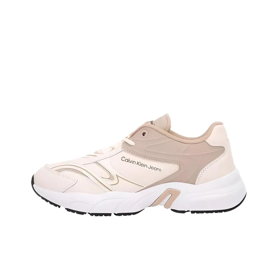 CKJ CALVIN KLEIN JEANS Низкий топ Повседневная обувь Женская Айвори