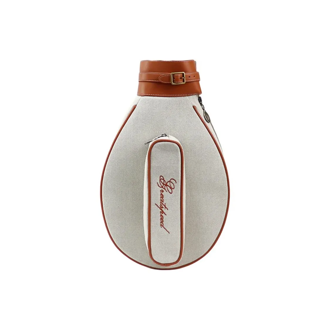 GREATSPEED Спортивная сумка из искусственной кожи унисекс бежево-коричневая