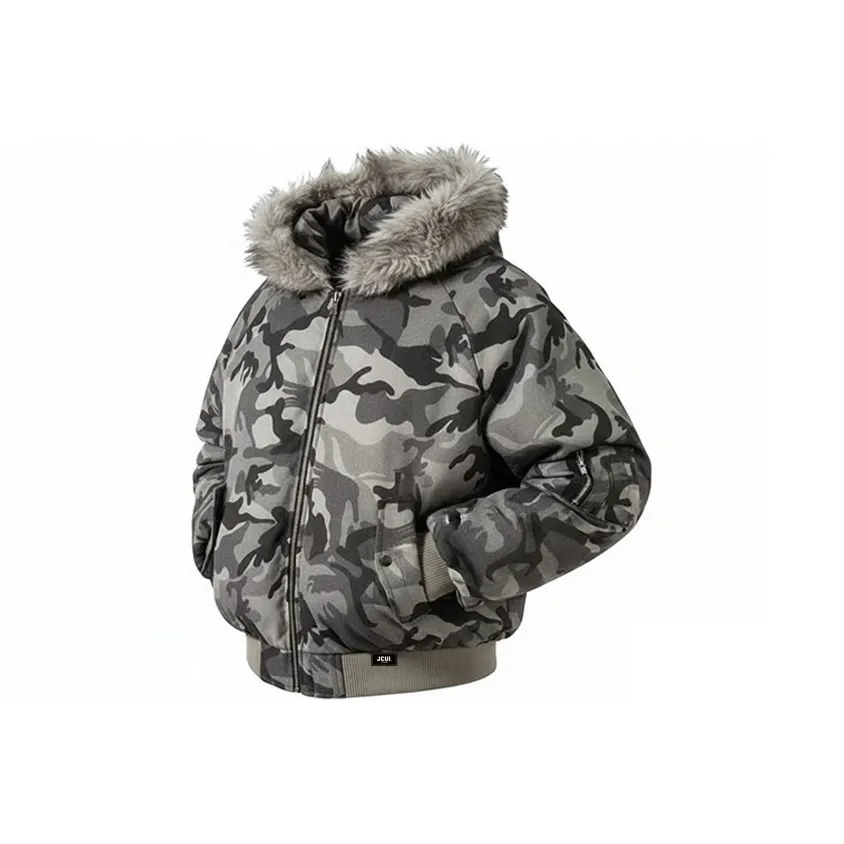 JNJK Камуфляж Унисекс Пуховики