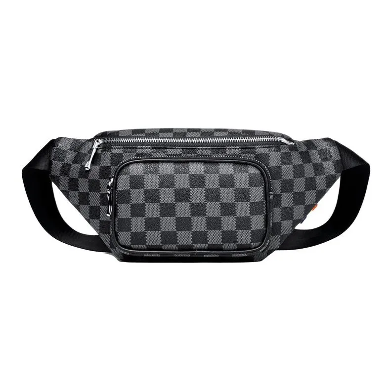 KONADCT PVC Sling Bag Standard Men's Black