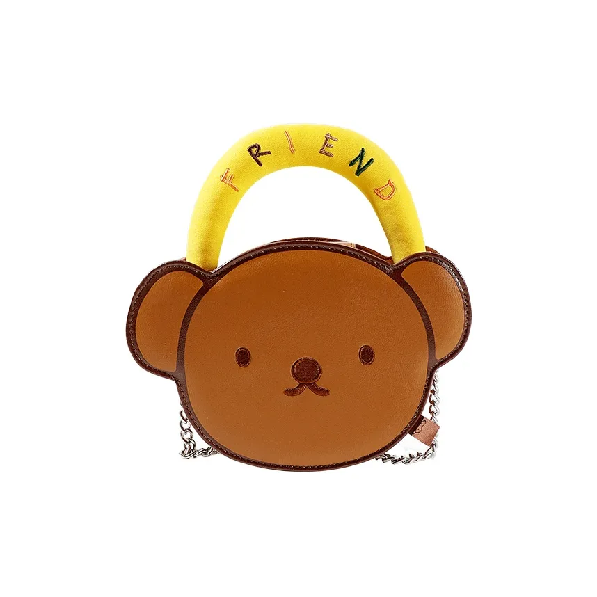 Cool Fun Полиэстер Мех Сумка Женская Коричневая