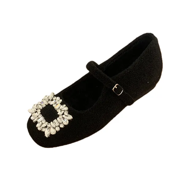 AFJI Квадратный каблук Mary Jane Женские туфли