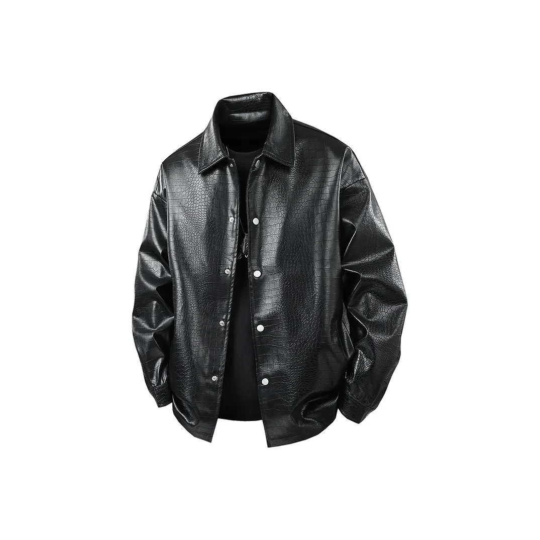 Pixel Cake Кожа Куртка Унисекс