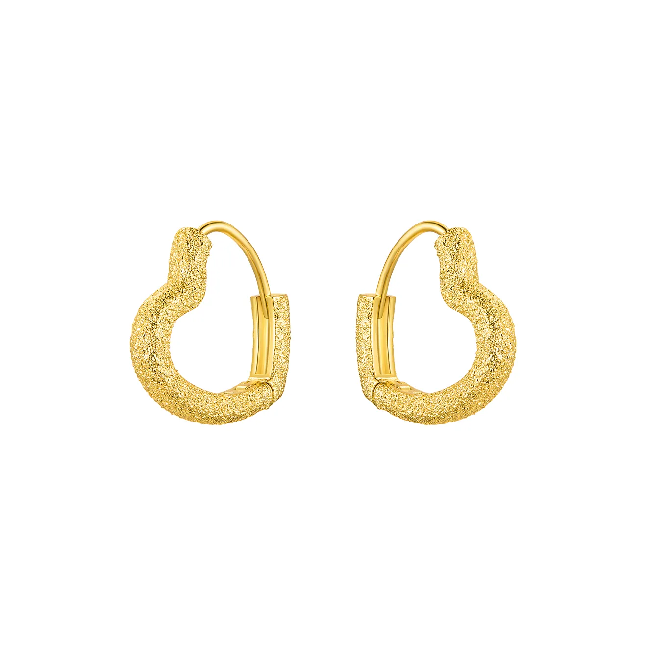 ZEGL Серьги с медным покрытием 14 карат золото женские