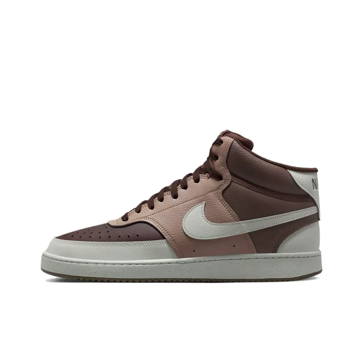Nike Court Vision Mid Топ Скейтборд Кроссовки Мужские Барочный Коричневый