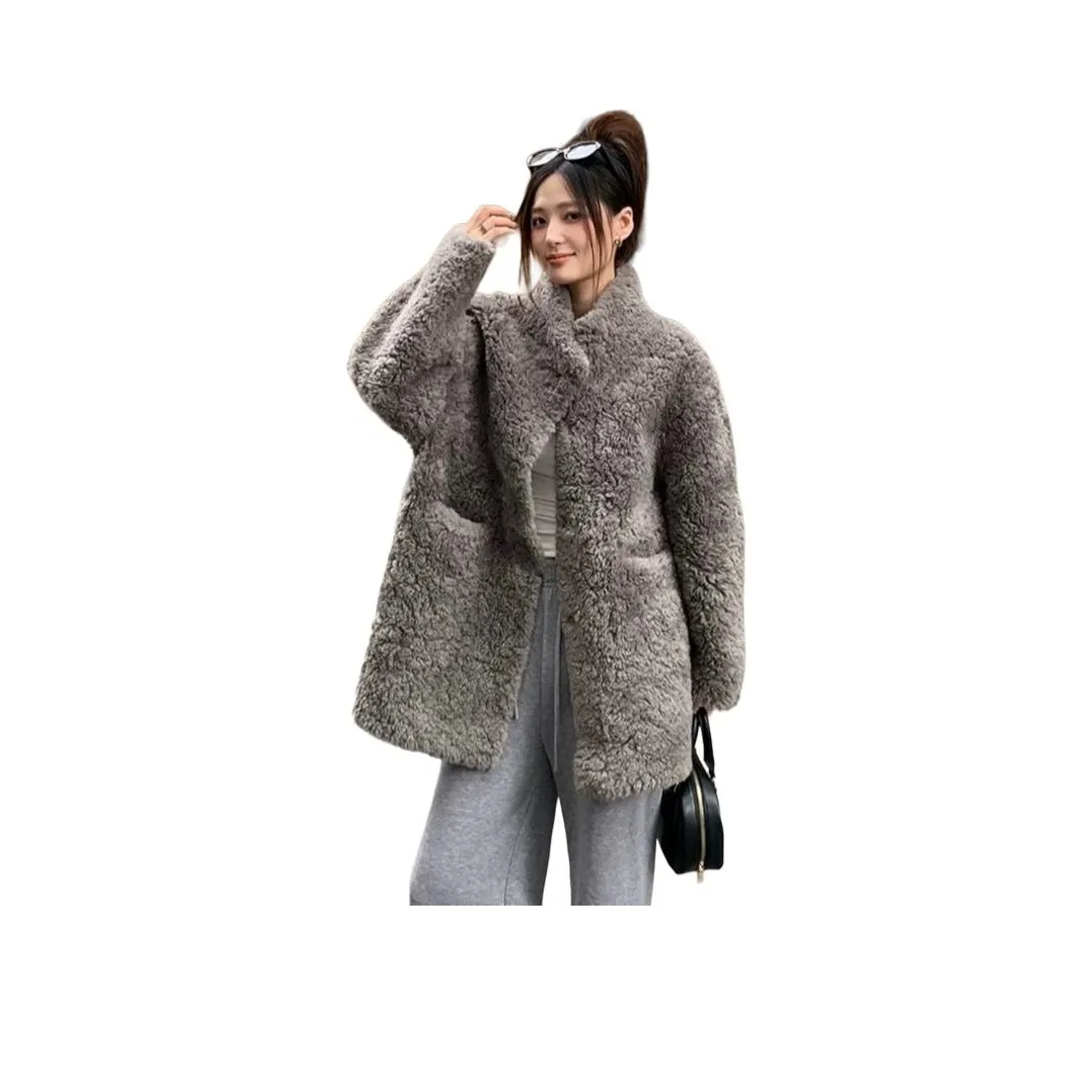 SIBEIER Серый Женские Меховые изделия