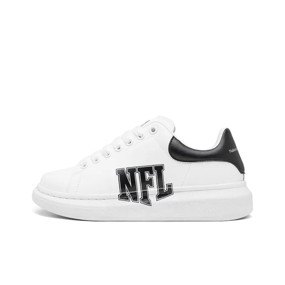 NFL Широкий Basic Logo Свободный крой Белые Кроссовки Низкие Скейтборд Кроссовки Унисекс