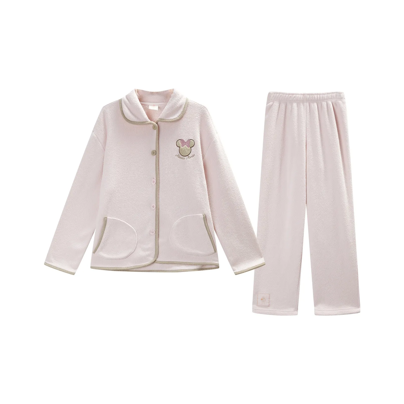 GUKOO x Disney Minnie Комплект пижам Женские Персиково-розовый