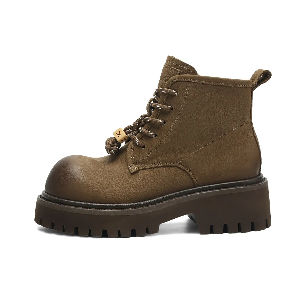 BOERDIQI Короткий ботинок Martin каблук 5,7 см женский