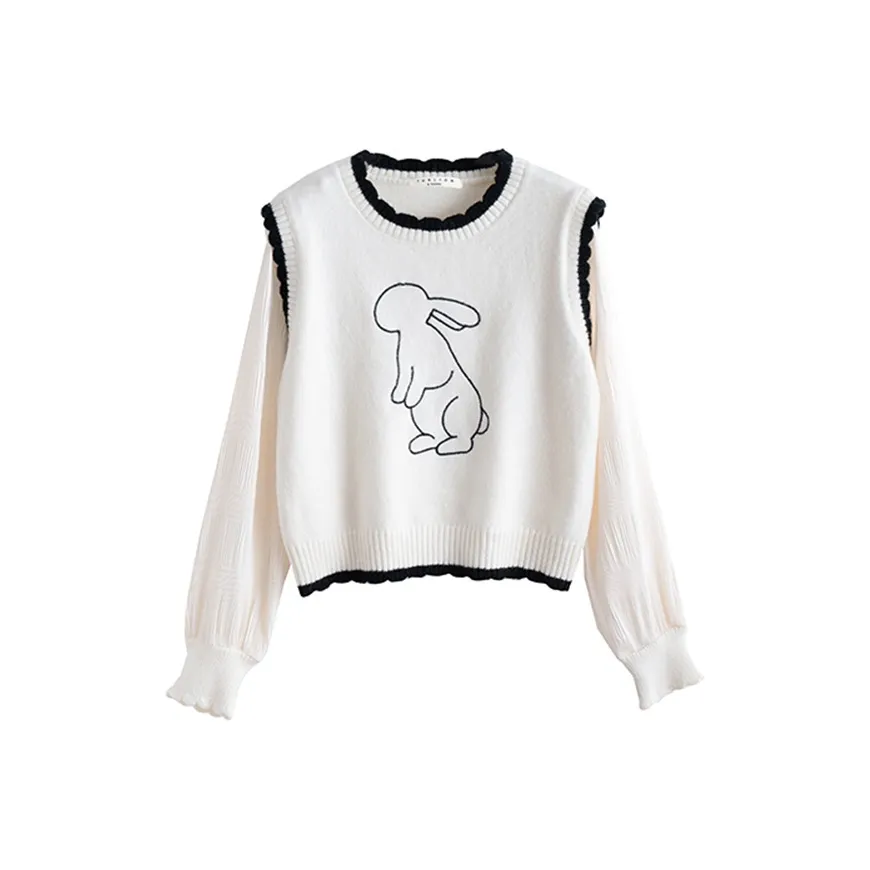 Tonlion Белый тон Женские Свитера