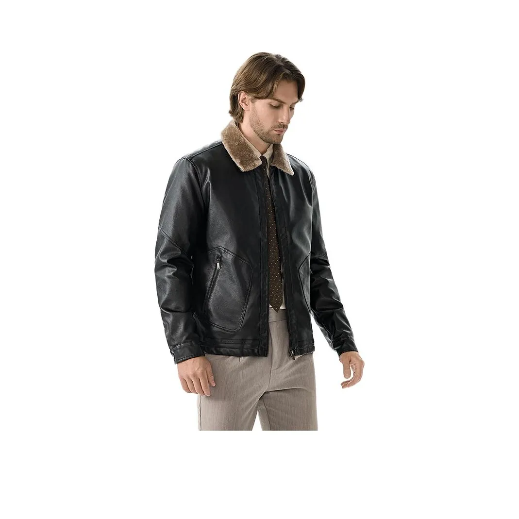 TAIZILONG Мужские кожаные куртки