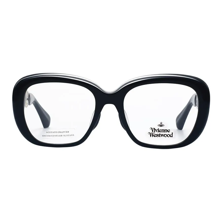 Vivienne Westwood Квадратные Оправы для Очков Унисекс Ярко-черные