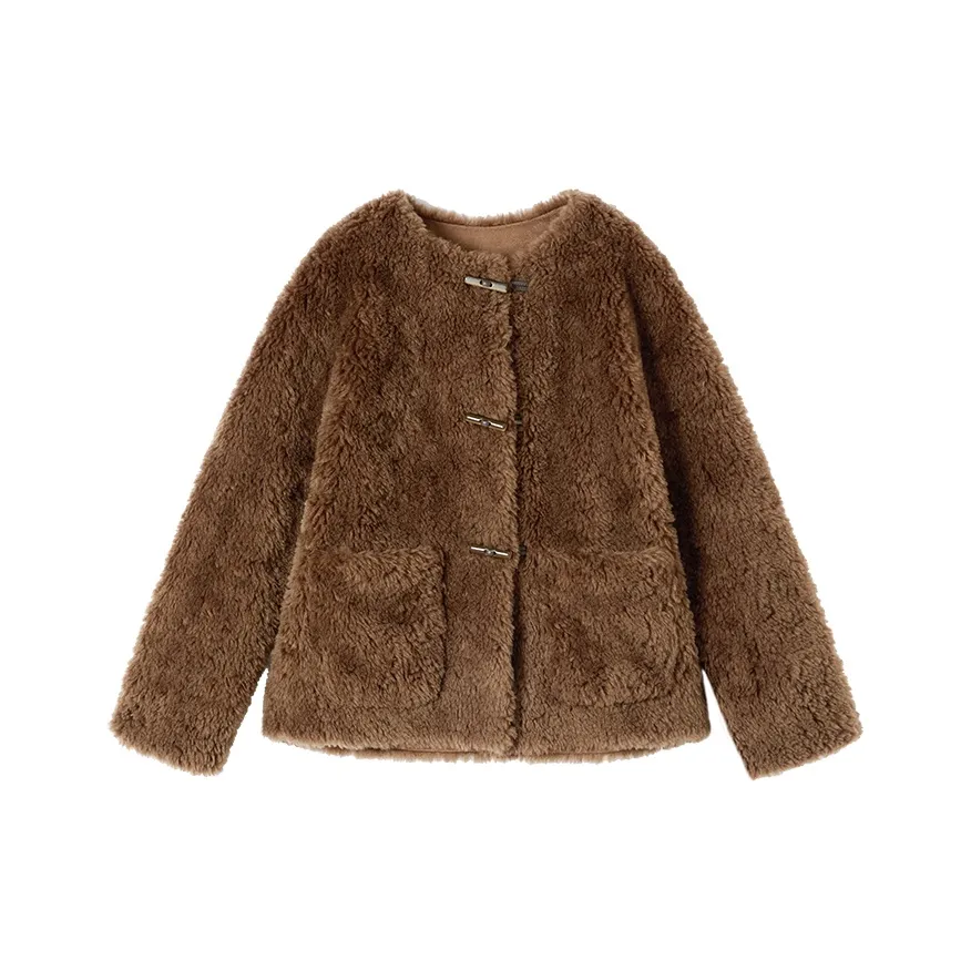 XIANGYING Светло-коричневый женский мех