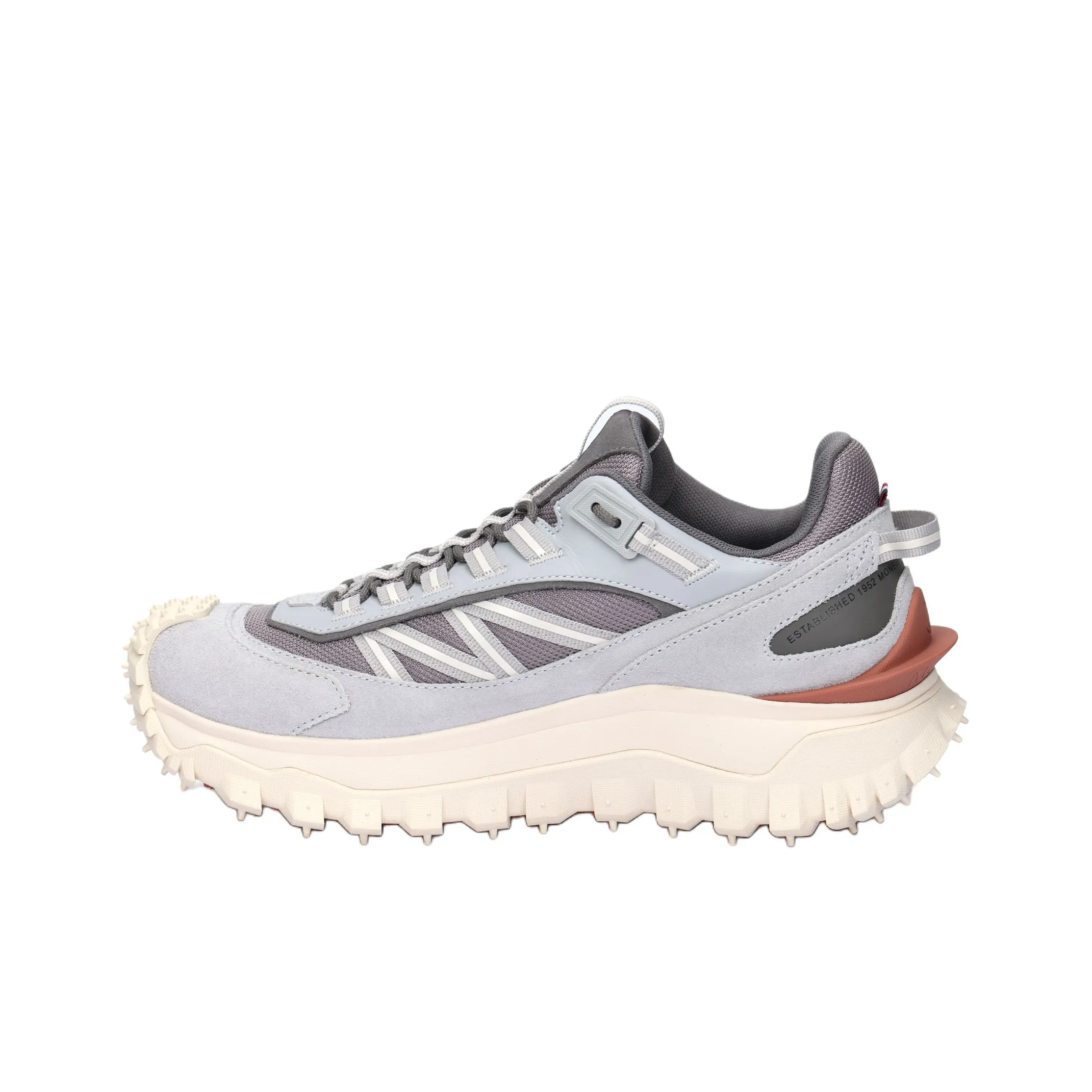 Moncler Trailgrip Casual Shoes Men Low-Top Gray