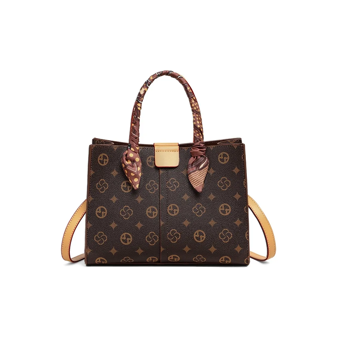 Crtnzo Kroez Сумка из синтетической кожи стандартная женская кофейного цвета