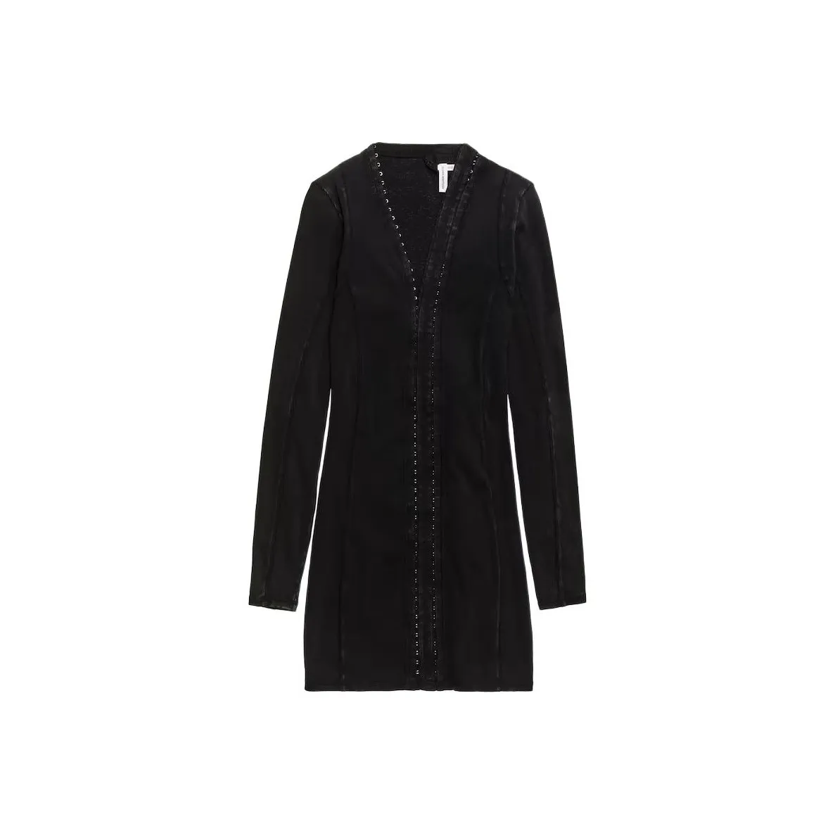 H M Glenn Martens Коллаборация Длинное Платье с Длинными Рукавами Женское