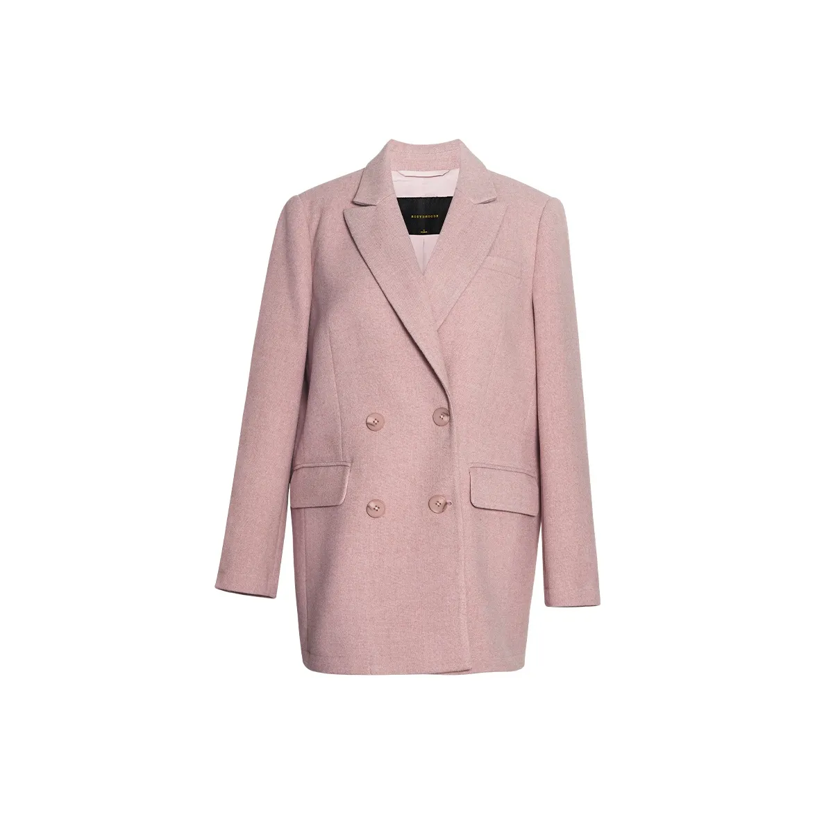 ROEYSHOUSE Элегантное розовое женское пальто
