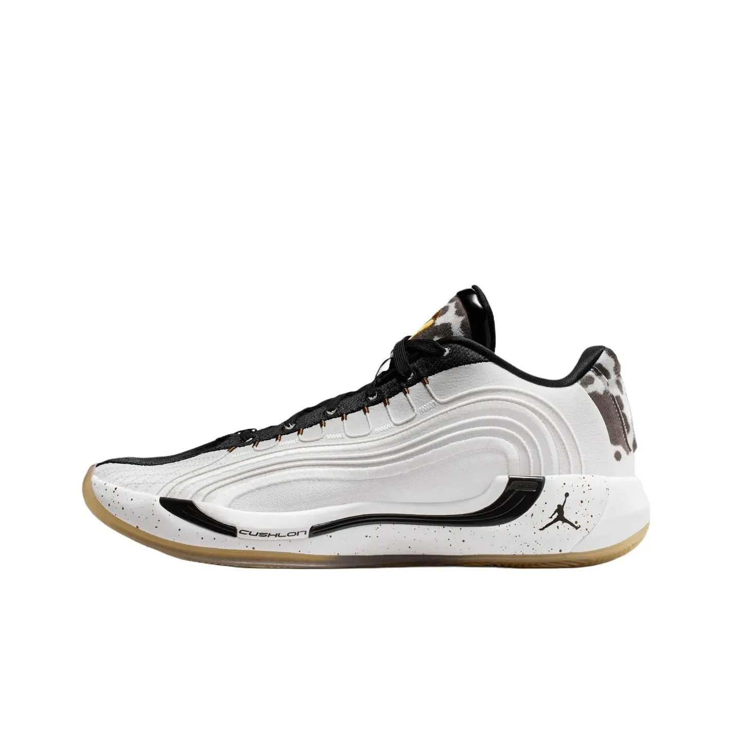 Jordan Luka 4 Support Rebound Grip Low-Top Баскетбольные кроссовки Мужские Черный Белый